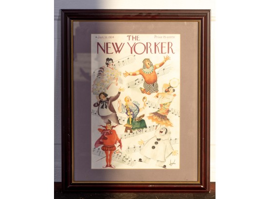 Constantin Alajalov Jan. 13, 1934 The New Yorker Magazine Cover