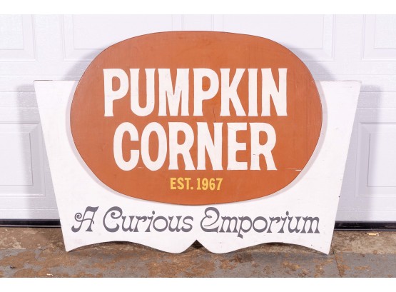 Pumpkin Corner Sign