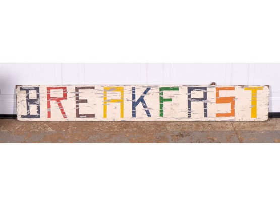 Extra-large Breakfast Sign