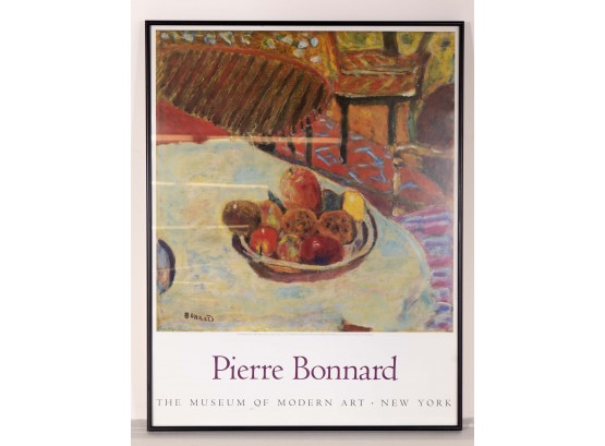 Pierre Bonnard 'Still Life: Table With Bowl Of Fruit' Poster Print
