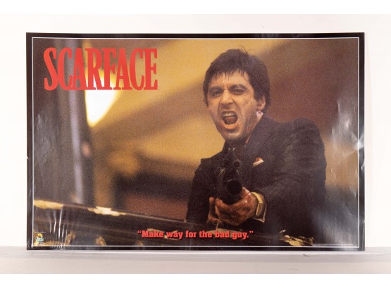 Scarface 'Make Way For The Bad Guy' Motion Picture Poster