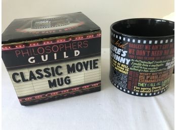 Classic Movie Quotes Mug  -- New In Box