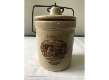 Vintage Win Schuler's Cheese Crock