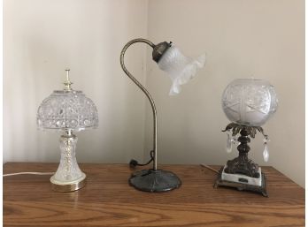 3 Piece Lamp Lot