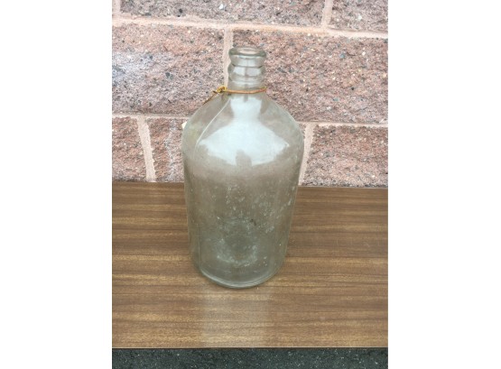 Large Vintage Glass Bottle