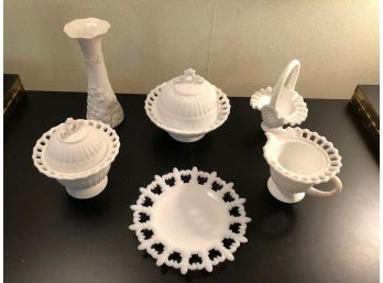 Milk Glass Collection