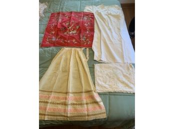 Vintage Apron, Dress, Scarf Textile Collection