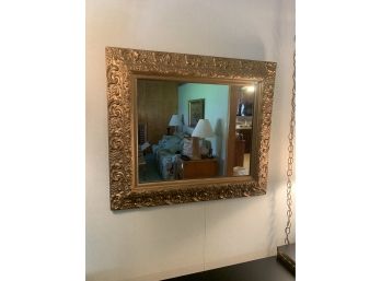 Vintage Wood Framed Metcaffe Mirror