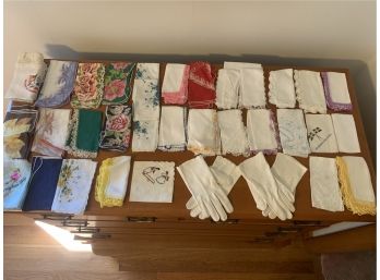 Vintage Hankies & Gloves