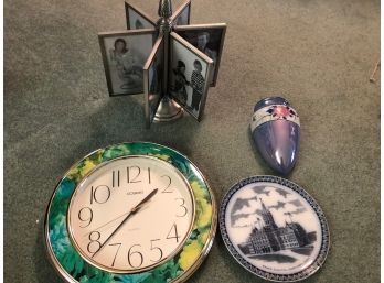 Decor, Photo Frame And Clock