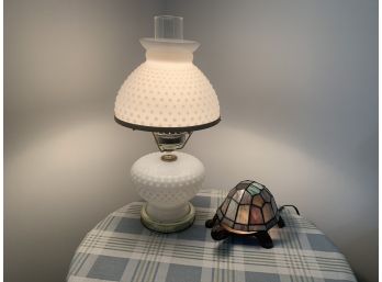 Bedside Lamp And Turtle Night Light