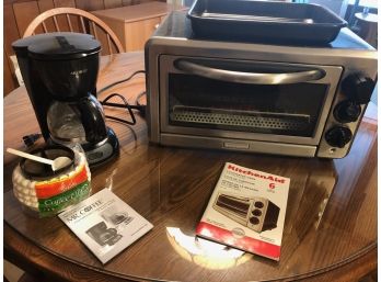 Breakfast Prep Lot; Kitchen Aid Toaster