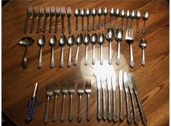 Rogers Stainless Silverware Lot