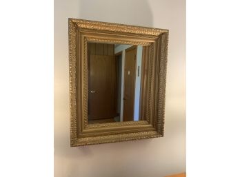 Antique Wood Mirror