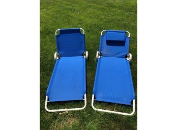 2 Matching Sun Loungers