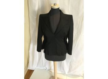 Very Tailored And Handsome Alexander McQueen Black Jacket