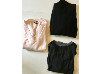 Womans Soft Wool Sweater Lot With Some Great Designer's