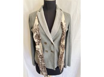 Sweatshirt Jersey Jacket By Fabiana Filippi With Scarf