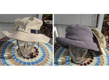 Two Bucket Hats One By Patagonia And  By Hanna Anderson