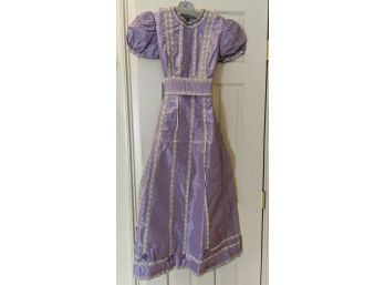 A Victorian Style -Story Book Vintage Dress -  In A Lush Lavender, A Girl's Coming Out Dress In The 1940's?