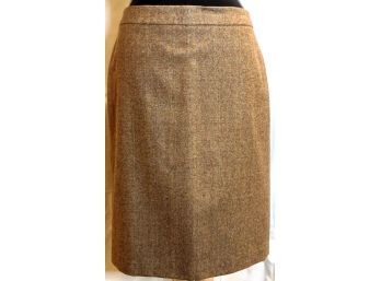 Brooks Brothers 364 Tweed Wool Blend Pencil Skirt