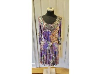 ETRO Milano Paisley  Dress Size 38