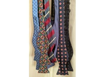 Lot Of 6 Designer Bow Ties - Mostly Brooks Bros.