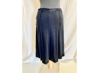 Shumacher Skirt With Lace Trim Throughout Top And Bottom And Sides