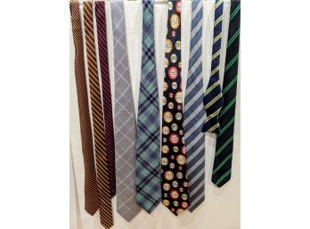 Vintage Lot Of Ties And 1 Bow Tie