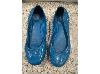 Tory Burch - Eddie , Turquoise/ Teal Ballerina Flats  Size 8