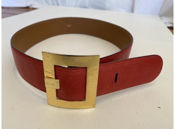 Celine Red Womens Belt