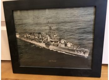 WW2 USS Dashiell FRamed Photograph