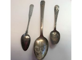 Antique 1892 Chicago World's Fair & NYC 1939 Spoons