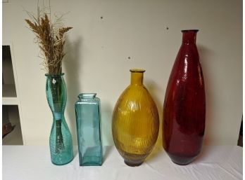 Quality Decor Large Glass Vase Lot