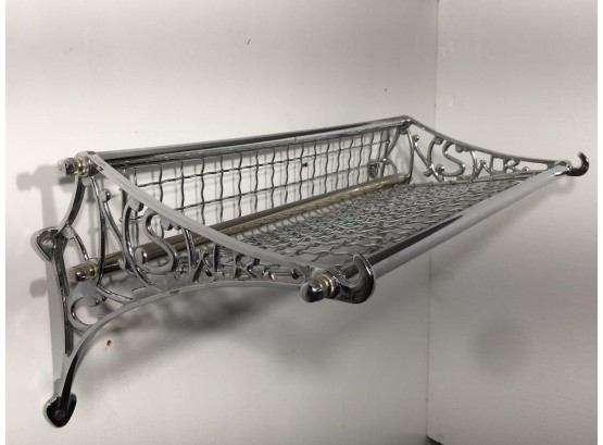 FANTASTIC 'NEW SOUTH WALES RAILROAD' PARCEL RACK / SHELF FROM TRAIN PULLMAN CAR - $330 RETAIL PRICE