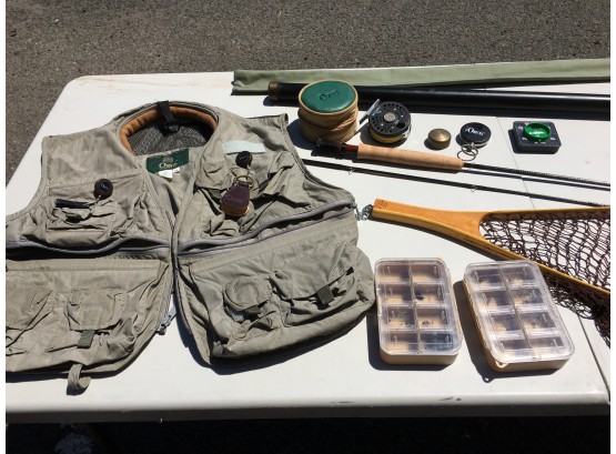 Amazing ORVIS Fishing Lot - This Lot Would Be A FORTUNE If Bought Individually  GREAT LOT !