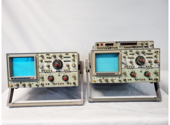 Two Vintage Iwastsu SS-5710 Oscilliscopes