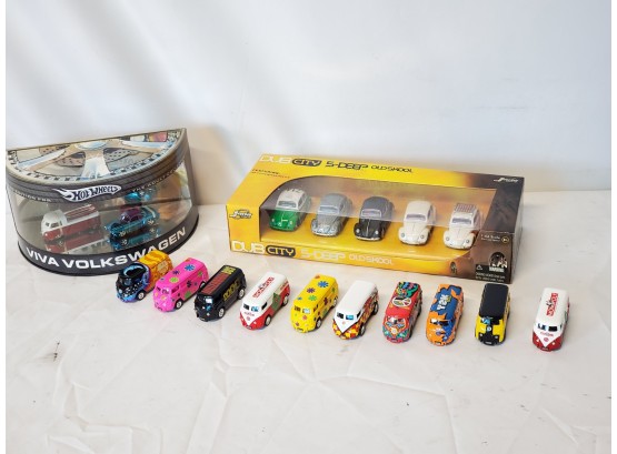 Mostly New Old Stock Volkswagen VW Bus Die Cast 1:64 Collectibles!