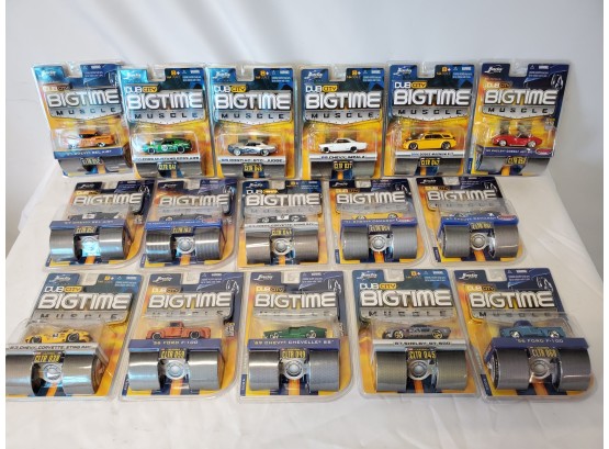 Lot New Old Stock Jada DubCity Bigtime Muscle Diecast Collectible Cars