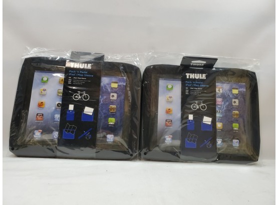 Two New Sealed THULE Pack N' Pedal IPad / Map Sleeves