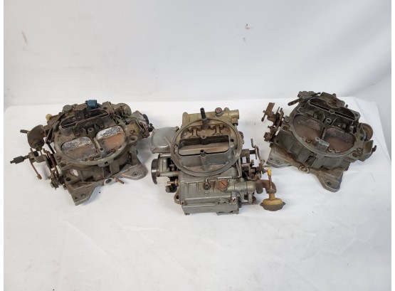 Lot Of Three Vintage Carburetors