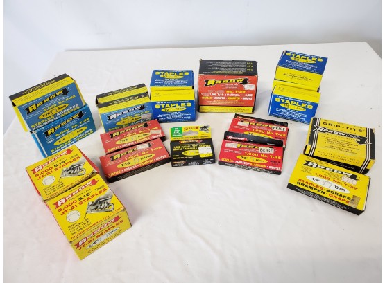New Old Stock Staples ARROW Staples -Assorted Sizes/Types