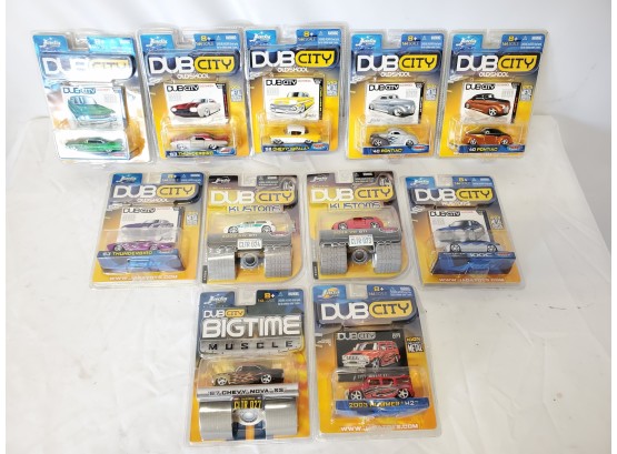 New Old Stock Dub City & Dub Muscle Die Cast Collectible 1:64 Cars