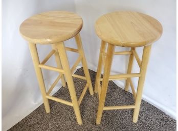 Two Winsome Wood 30' Bar Stools