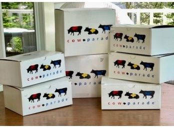 Cows On Parade Collectible Cows In Original Boxes (7)