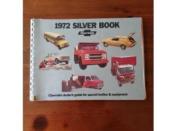 1972 Chevrolet Silver Book