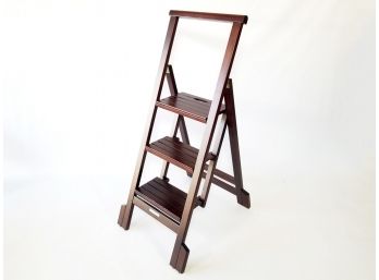 Frontgate Indonesian Hardwood Step Ladder