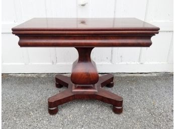 Antique Empire Flip Top Console Table