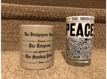 The Bridgeport Post Collectible Mug And Glass