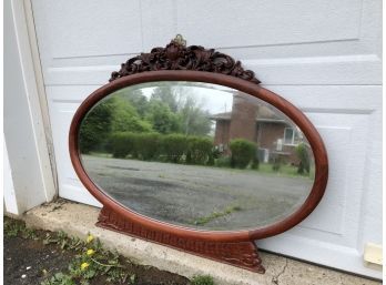 Beautiful Hand Carved Wooden Mirror